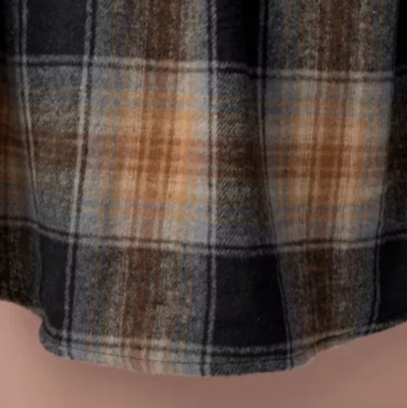 1  L left❤New plaid shirt dress - Picture 5 of 17